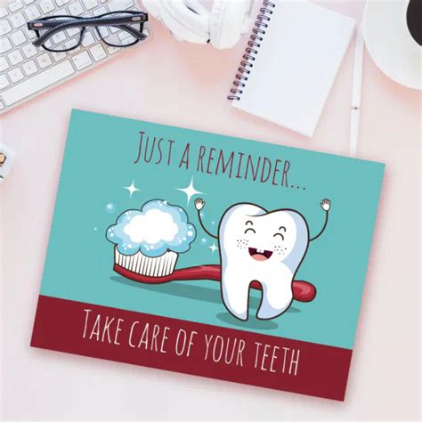 Dental Appointment Reminder Postcard | Zazzle