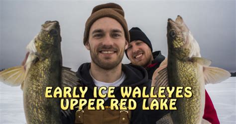 Red Lake Walleye Fishing 12-20-2015