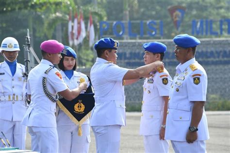 Serah Terima Jabatan Komandan Pusat Polisi Militer TNI AL - Indo Maritim