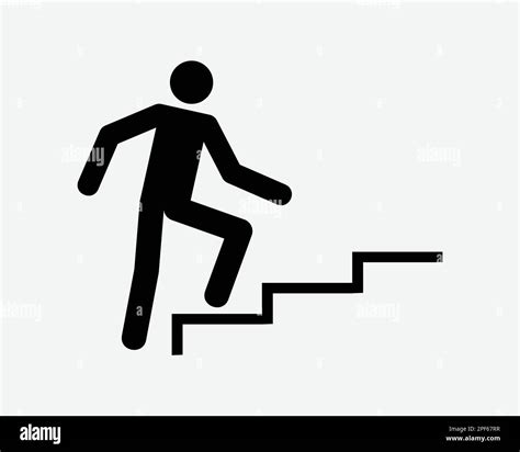 People Clipart Silhouette Walking Up Stairs