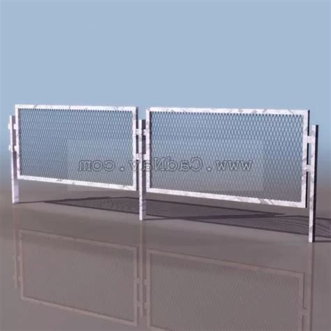 Metal Barriers Design Free 3d Model - .3ds, .Max, .Vray - Open3dModel