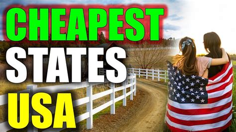 The 10 Cheapest States To Live In The United States | Affordable States ...