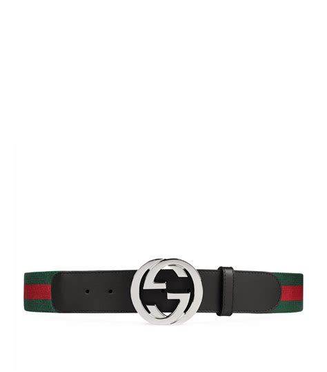 Mens Gucci black Web Stripe Belt | Harrods # {CountryCode}