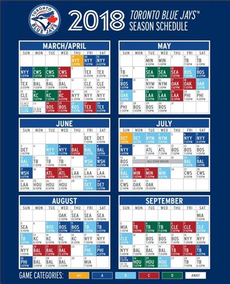 Mlb Toronto Blue Jays Schedule 2022