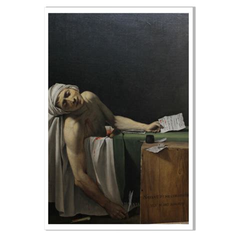 The Death of Marat Canvas Oil Painting Poster Home Room Wall Art Decor ...