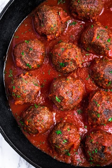 The Best Vegan Italian Meatballs (gluten free option)