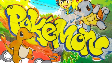 Pokemon Graffiti Speed Art - YouTube