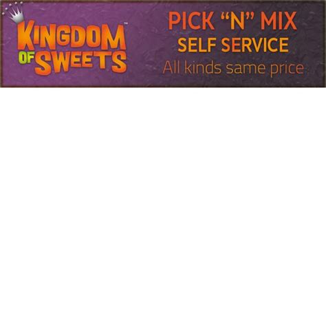 kingdom of sweets logo change and colour change to previous artwork ...