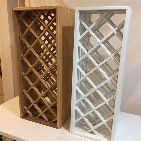 Diamond lattice wine rack #KitchenUpgrade #LatticeDiamondRack # ...