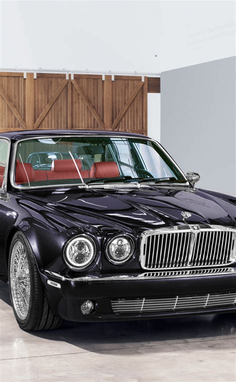 Download wallpaper 950x1534 classic jaguar xj6, land rover, front view, iphone, 950x1534 hd ...