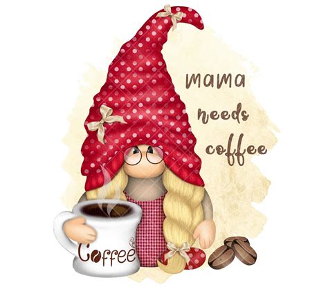 Diy Gnomes, Gnomes Crafts, Gnome Images, Gnome Pictures, Coffee Decal ...