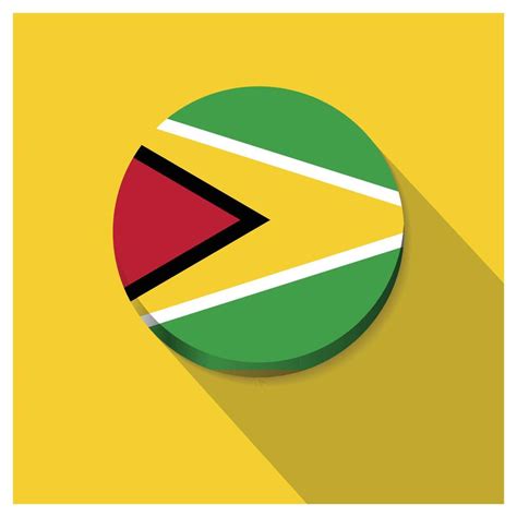 Guyana flag design vector 13348317 Vector Art at Vecteezy