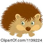 Cute Brown Hedgehog by Alex | Clipart Panda - Free Clipart Images