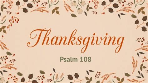 Thanksgiving - Logos Sermons