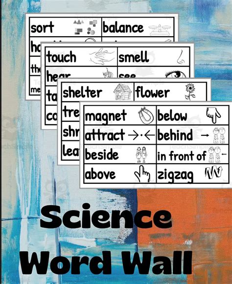 Science Word Wall by Teach Simple