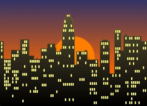 New York City Cityscape Skyline Night Clip Art, PNG, 2400x1740px, New ...