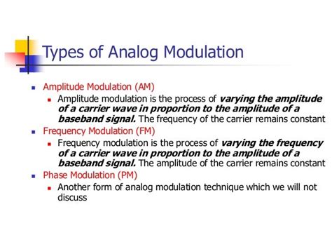 Basics of analog communication system