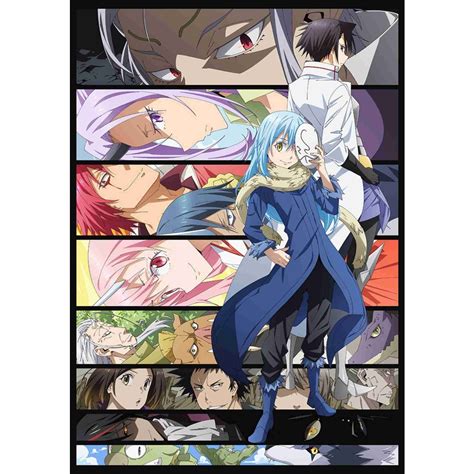 The Time I Got Reincarnated As A Slime Anime Poster A4 Size | Shopee Philippines