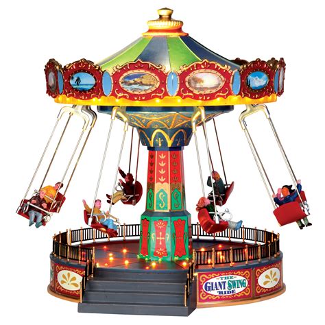 Lemax Village Collection Christmas Village Accessory The Giant Swing Ride With 4.5V Adaptor ...