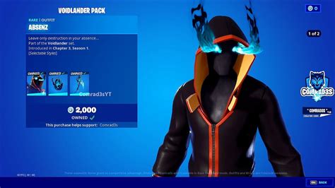 New Chapter 3 Voidlander Starter Pack in the Item Shop Preview in Fortnite - YouTube