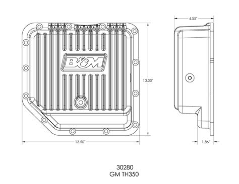 B&M Hi-Tek Deep Trans Pan for GM TH350 Transmission - 30280 in 2022 ...