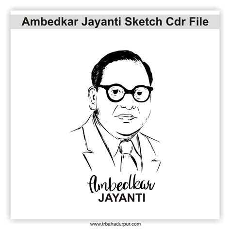 Ambedkar Jayanti Sketch Cdr File Free