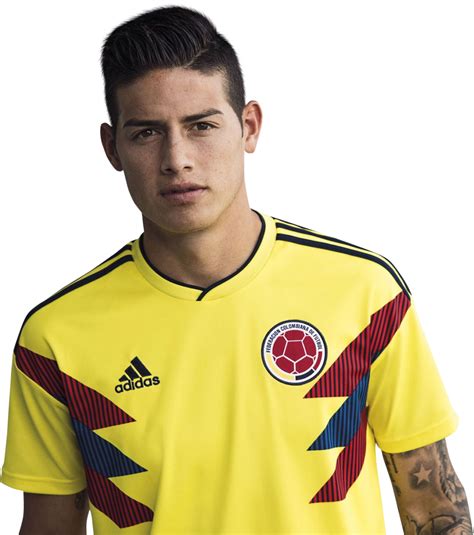 James Rodriguez Colombia football render - FootyRenders