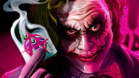 Joker Anarchist Card Live Wallpaper - WallpaperWaifu