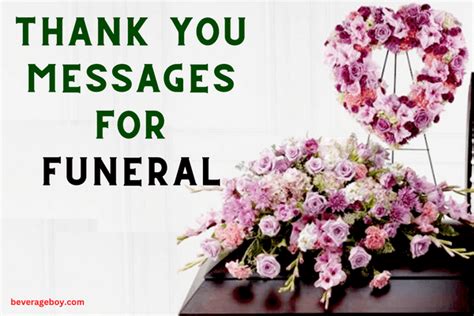 Thank You Messages For Funeral - BeverageBoy