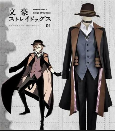 Bungou Bungo Stray Dogs Chuya Chuuya Nakahara Full Sets Cosplay Costumes Custom Made Unisex New ...