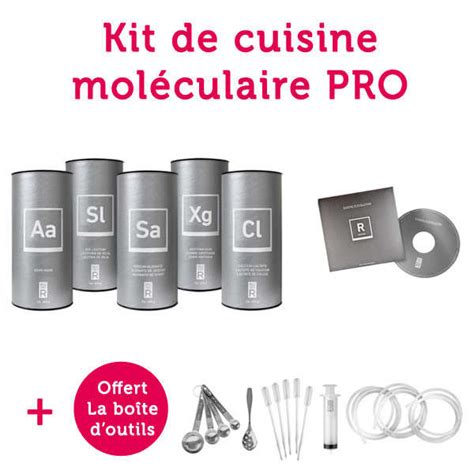 Professional Molecular Gastronomy Kit - Saveurs MOLÉCULE-R