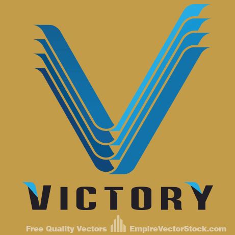 Victory Logo free vector by empirevectorstock.com by jimxpe on DeviantArt