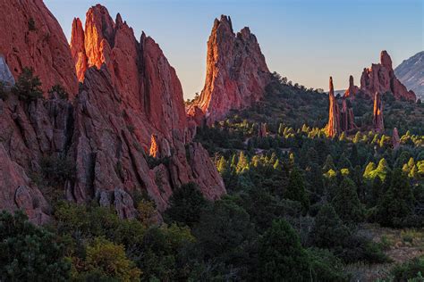 Garden Of The Gods Sunrise Photograph by Angelo Marcialis - Fine Art ...