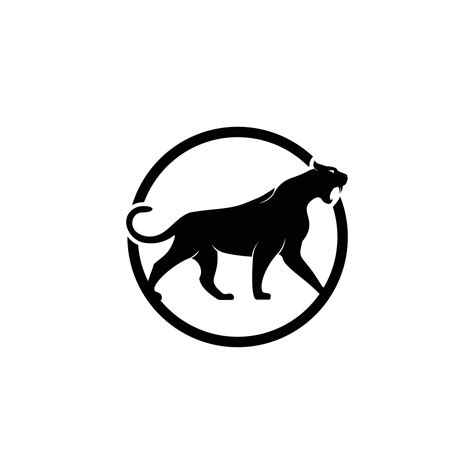 Panther cat wild animal vector logo design. Cheetah logo design concept. 11474889 Vector Art at ...