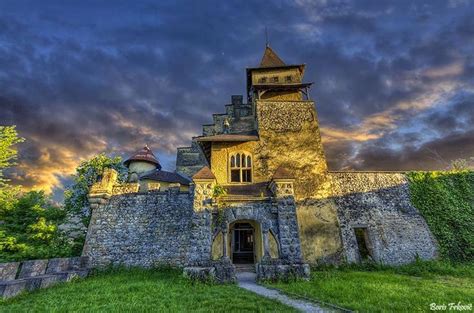 Ostrozac Castle, Bihac, Bosnia. Some annalists claim that this castle existed in the year 405 B ...