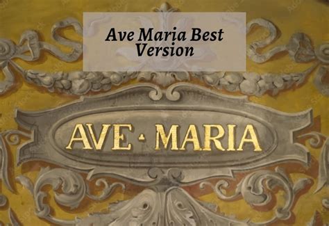 6 Beautiful Versions of Ave Maria - CMUSE