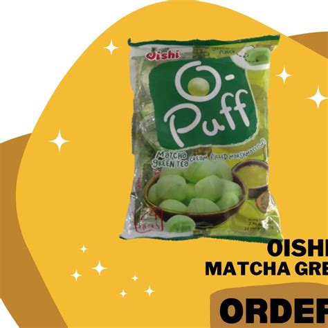 Oishi (O-Puff) Matcha Green Tea 84g at 27.00 from Quezon City. | LookingFour Buy & Sell Online