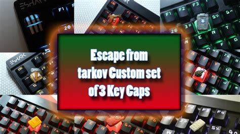 Escape From Tarkov Key Caps/set of 3 for Mechanical Keyboards - Etsy