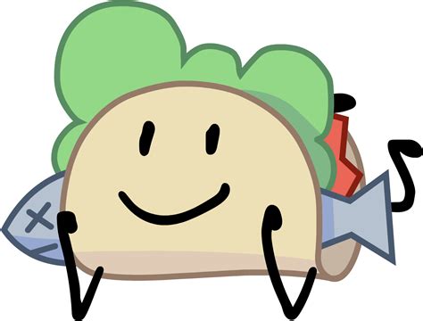 Download Taco Sitting - Bfb Taco PNG Image with No Background - PNGkey.com