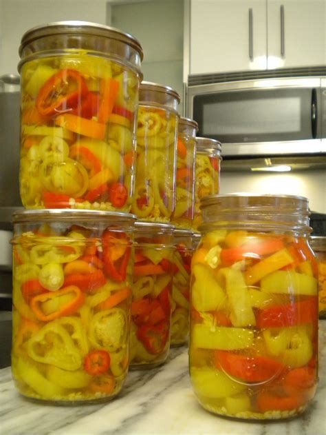 Canned Pickled Hot Peppers | Hot pepper recipes, Pickled hot peppers ...