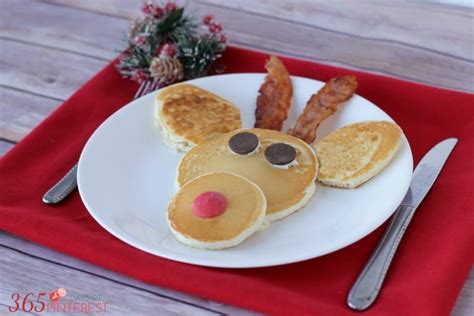 Reindeer Pancakes - Simple and Seasonal