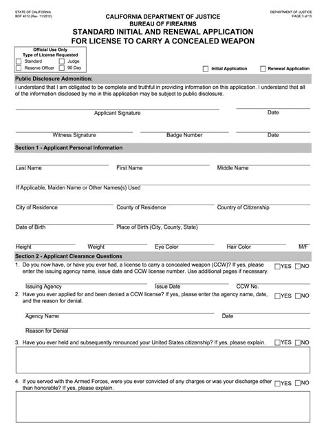 Ccw licenses: Fill out & sign online | DocHub