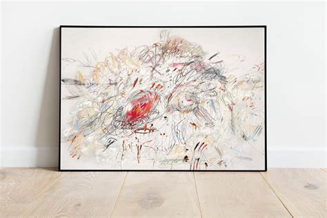 "Cy Twombly’s distinctive style incorporated expressive drips, frenetic ...