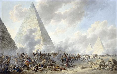 Battle Of The Pyramids Painting by Dirk Langendijk | Fine Art America