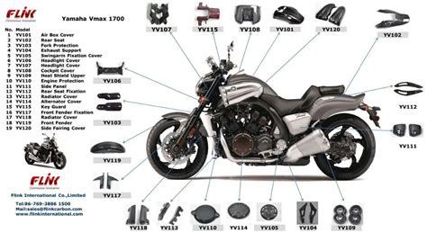 Motorcycle Carbon Fiber Body Parts For Yamaha Vmax 1700 - Buy Carbon Fiber Body Parts For ...