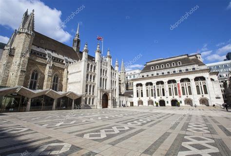 Guildhall and Guildhall Art Gallery in London — Stock Photo © chrisdorney #75964325