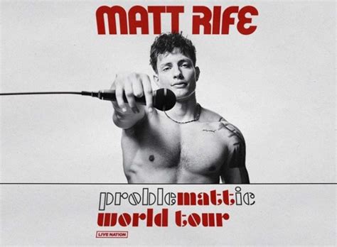 Matt Rife Announces Massive 100+ Date 'ProbleMATTic World Tour ...