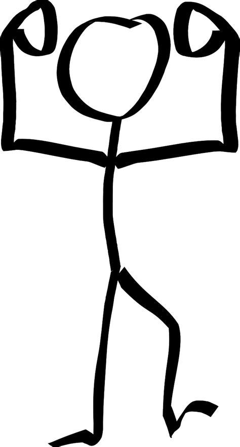 Matchstick Man Clipart