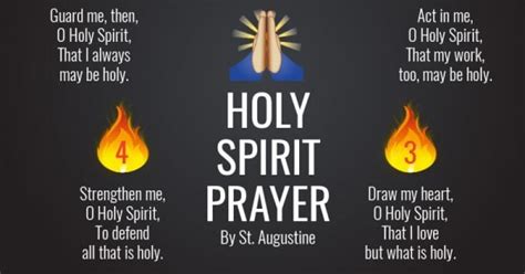 Prayer To The Holy Spirit By St. Augustine | Catholic-Link