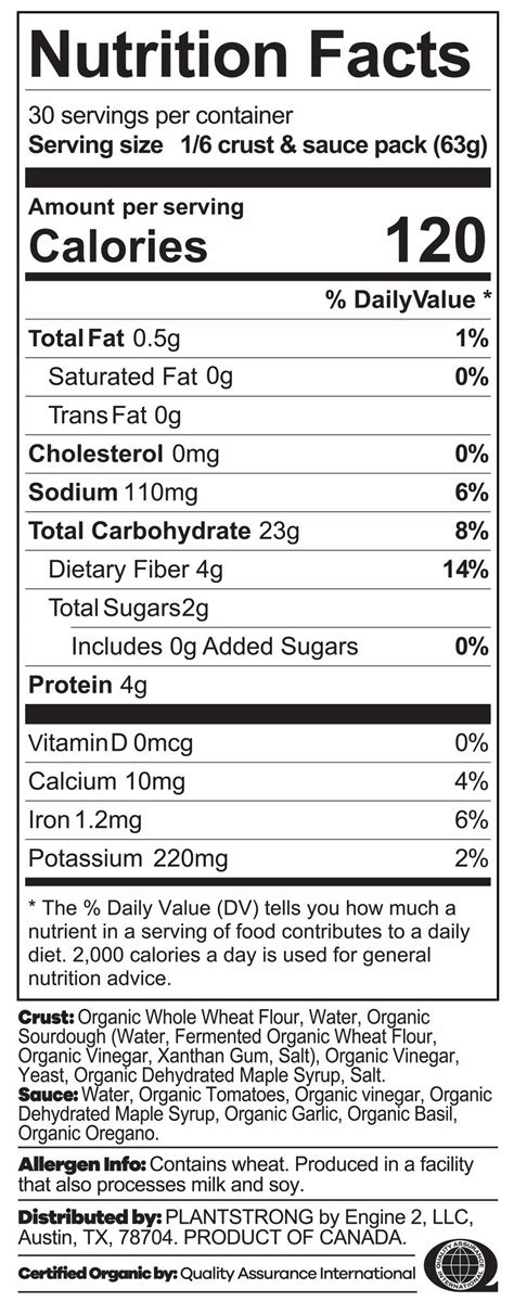 Organic Pizza Kit (5 Pack) – PLANTSTRONG Foods